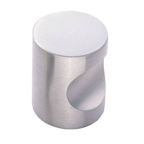 Carlisle Brass Ftd430a Cylindrical Cabinet Knob Satin Stainless Steel