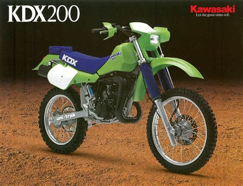 1987 Kawasaki Kdx200 1987 Kawasaki Kdx200 Scanned From A B