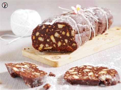 Salame Di Cioccolato Dolce Facile Senza Cottura Cucinare Coi Bambini