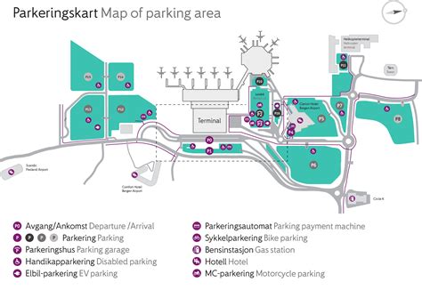 Bergen Norway Airport Map