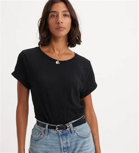 Margot Short Sleeve T Shirt Black Levis® Ca