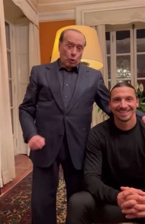 Zlatan Ibrahimovic Silvio Berlusconi Dago Fotogallery