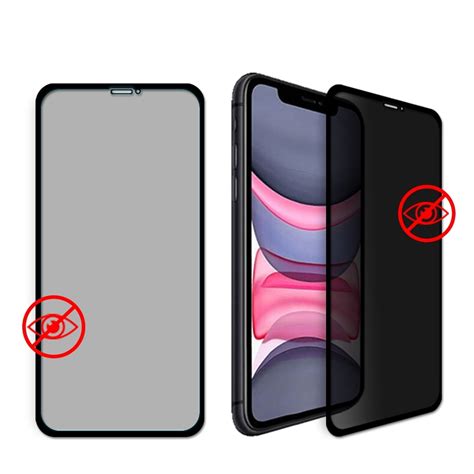 Vxtra 全膠貼合 Iphone 11 Xr 61吋 共用款 防窺滿版疏水疏油9h鋼化頂級玻璃膜黑 Apple適用手機保護貼