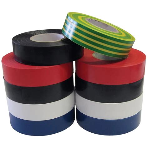 Wattmaster WATPVCRP PVC Electrical Insulation Tape 10 Piece Rainbow