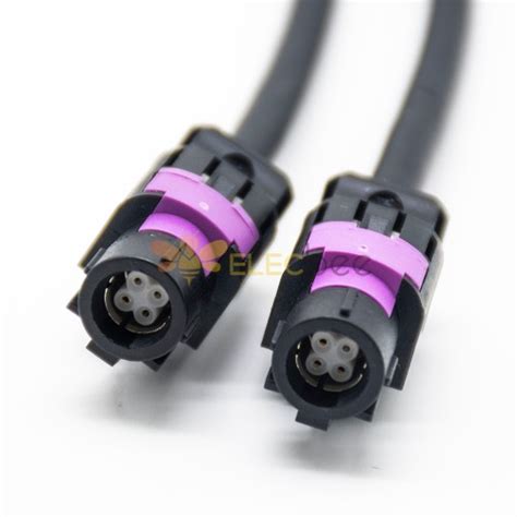 Fakra Lvds Cable 1m With 4pin A Code Female To Female Hsd Connector