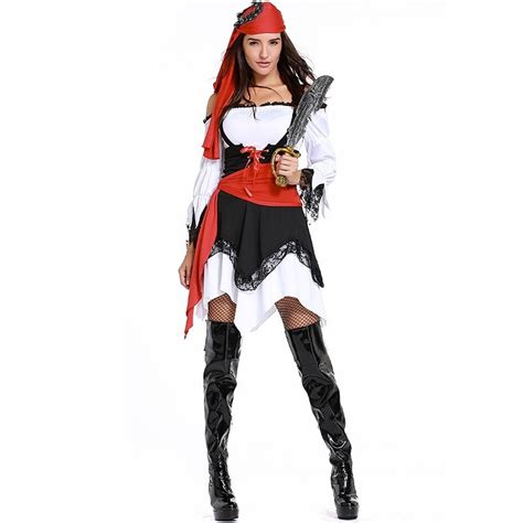 Caribbean Pirate Costumes For Women Sexy Pirate Vixen Costume Game