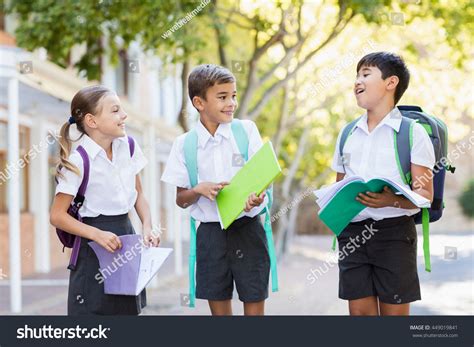 School Kids Talking Each Other While Stock Photo 449019841 | Shutterstock