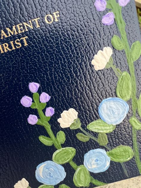 Hand Painted Book Of Mormon Etsy