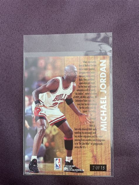 Fleer Ultra Michael Jordan Famous Nicknames Air Chicago