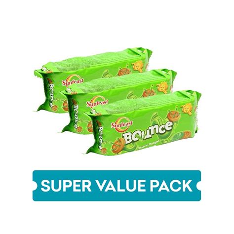 Sunfeast Bounce Elaichi Delight Biscuit Pack Of 3 Price Buy Online At Best Price In India