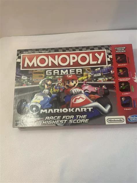 Jeu De Soci T Monopoly Gamer Edition Super Mario Kart Hasbro Gaming