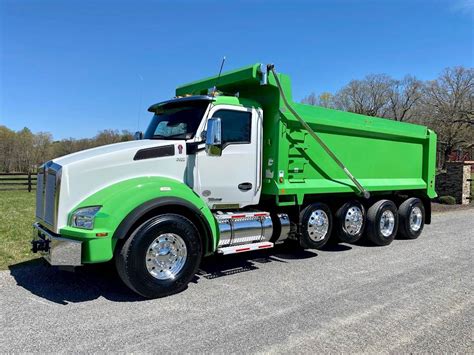 2018 Kenworth T880 Quad Axle Dump Truck Paccar 455hp Ultrashift Plus 19 Dump For Sale