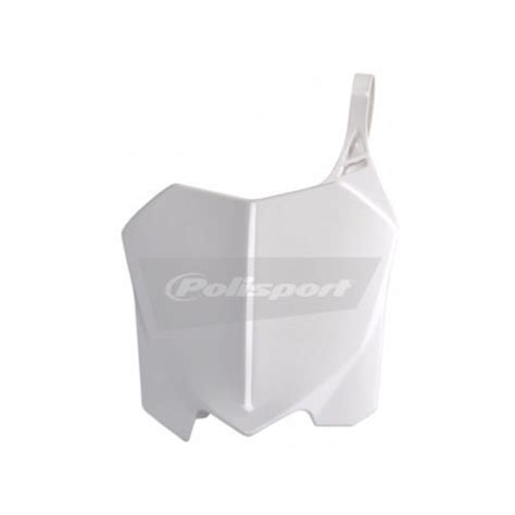 Polisport Front Number Plate White For Honda 8656700001 EBay