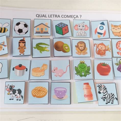 Recurso Pedagógico Qual a Letra Que Começa Alfabeto Velc