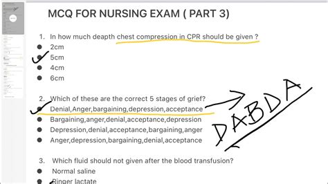 Part Mcq For Nursing Exam Aiims Nursing Officer Esic Nursing