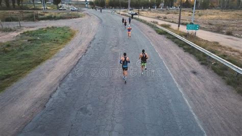 2024 04 28 Mendoza Argentina Competitors Running The International