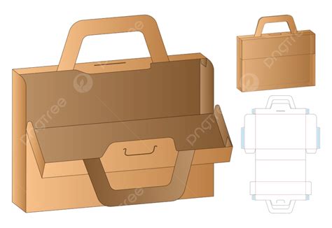 Diseño De Plantilla Troquelada De Embalaje De Caja PNG Objeto Al Por