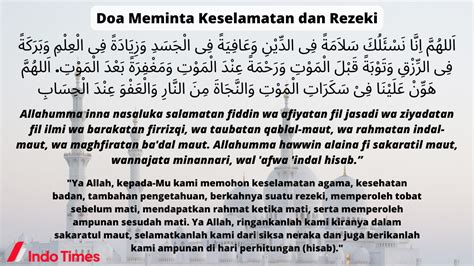 5 Doa Selamat Dunia Akhirat Lengkap Dengan Arab Latin Beserta Artinya