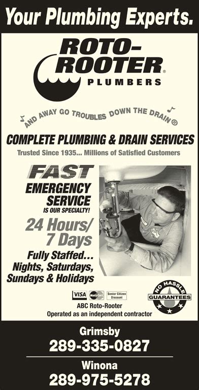 Roto Rooter Plumbing Drain Service St Catharines ON 103 155