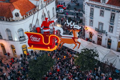 chegada  pai natal visite leiria