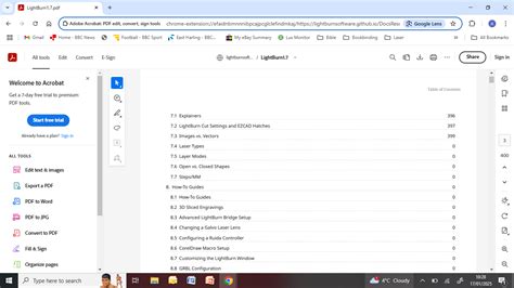 Documentation contents in PDF file - LightBurn Software Questions ...