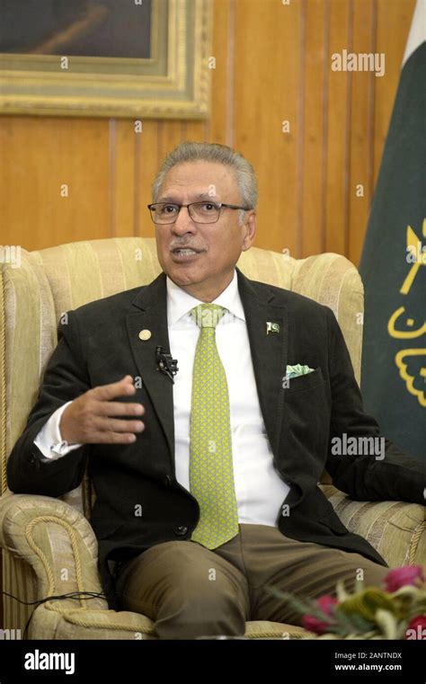 islamabad  jan  pakistani president arif alvi speaks