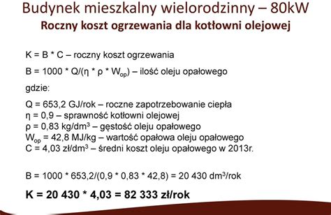 Analiza Techniczno Ekonomiczna Korzystania Z Ciep A Systemowego W