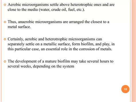 Microbiologically Influenced Corrosion Mic Or Biological Corrosion PPT