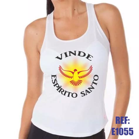 Camiseta Regata Nadador Vinde Espirito Santo Pomba Elo