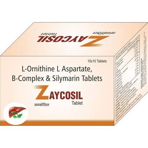 L Ornithine L Aspartate B Complex Silymarin Tablets At Rs 1800 Box