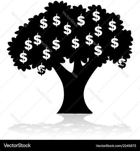 Money tree Royalty Free Vector Image - VectorStock