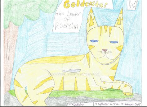 Cotf Goldenstar The Leader Of Riverclan Old By Midytheimp On Deviantart