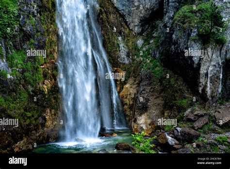 Theth National Park. Albania. Theth Waterfall Stock Photo - Alamy