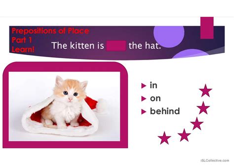 Prepositions of Place: Learn an…: English ESL powerpoints