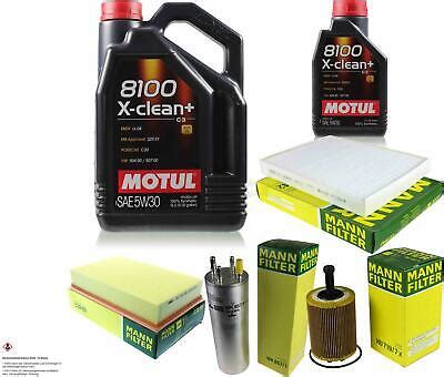 Mann Filter Inspektionspaket L Motul X Clean W F R Vw