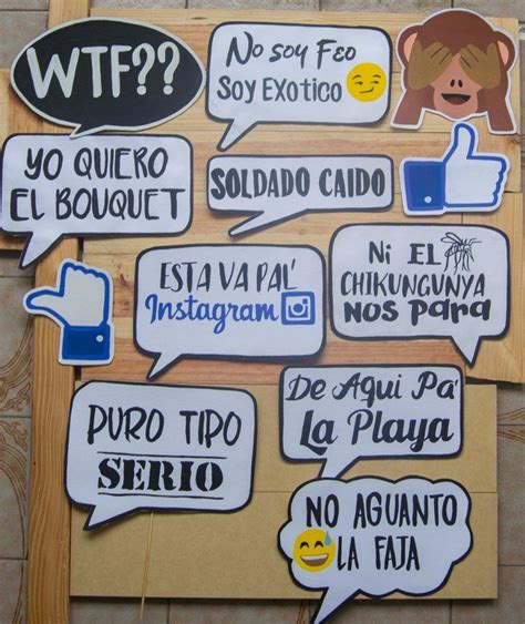 Photo Booth Casamiento Boda Imprimible 20 Frases Props 500 Artofit