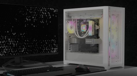 Icue D Rgb Airflow Mid Tower Case Black X Af Rgb Elite Fans