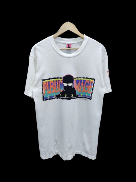 Vintage Public Image Clothing Punk Shirt, Men's Fashion, Tops & Sets ...