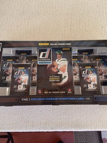 Panini Donruss Nfl Trading Card Bundle Oversized Downtown Card