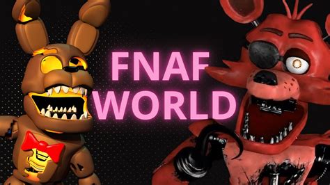 Fnaf World Muito Divertido Minigames Freddy In Space E Foxy Exe