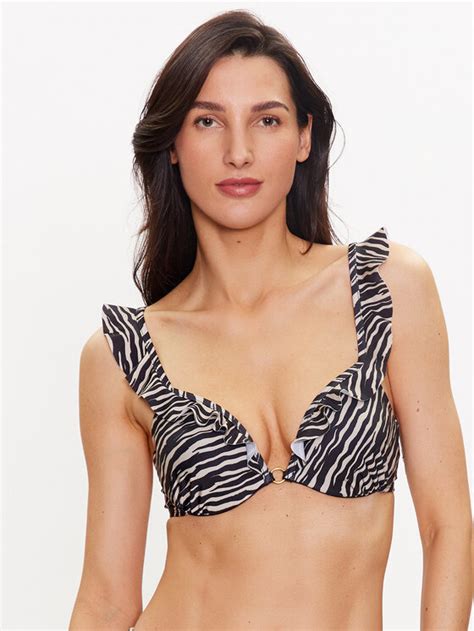 Hunkem Ller Bikini Oberteil Zebra Bunt Modivo At