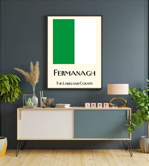 Premium Irish County Fermanagh Flag Posters: Celebrate Heritage With ...