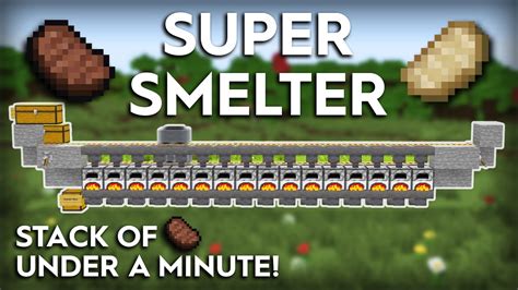 Minecraft Super Smelter Design