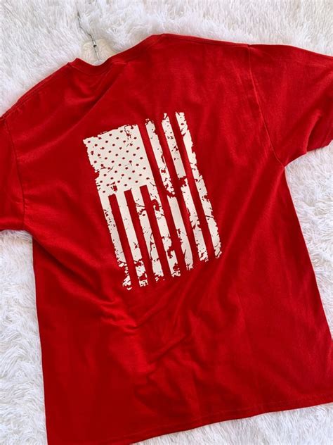 Distressed American Flag Etsy