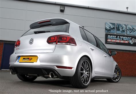 Milltek Sport Cat Back Vw Golf Mk6 Gti Golf R Style 3 Inch Race