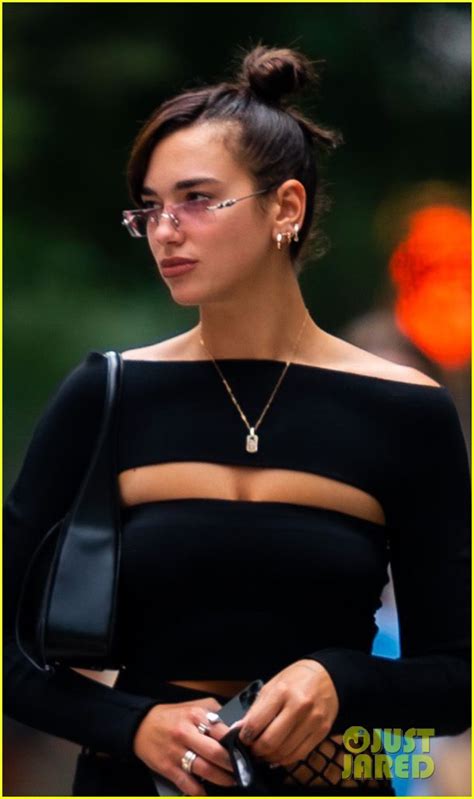 Dua Lipa Holds Hands With Anwar Hadid After Going Back To Brunette In