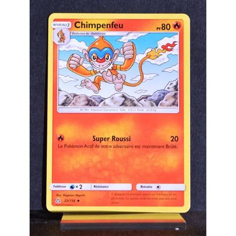 Carte Pok Mon Chimpenfeu Sl Soleil Et Lune Ultra Prisme