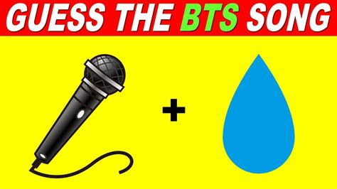 Guess The Bts Song By Emoji Kpop Music Quiz Youtube