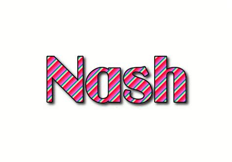 Nash Logo Herramienta De Diseño De Nombres Gratis De Flaming Text