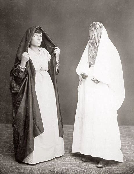 Jewish women outdoor clothing, Beirut, Lebanon c. 1880 s